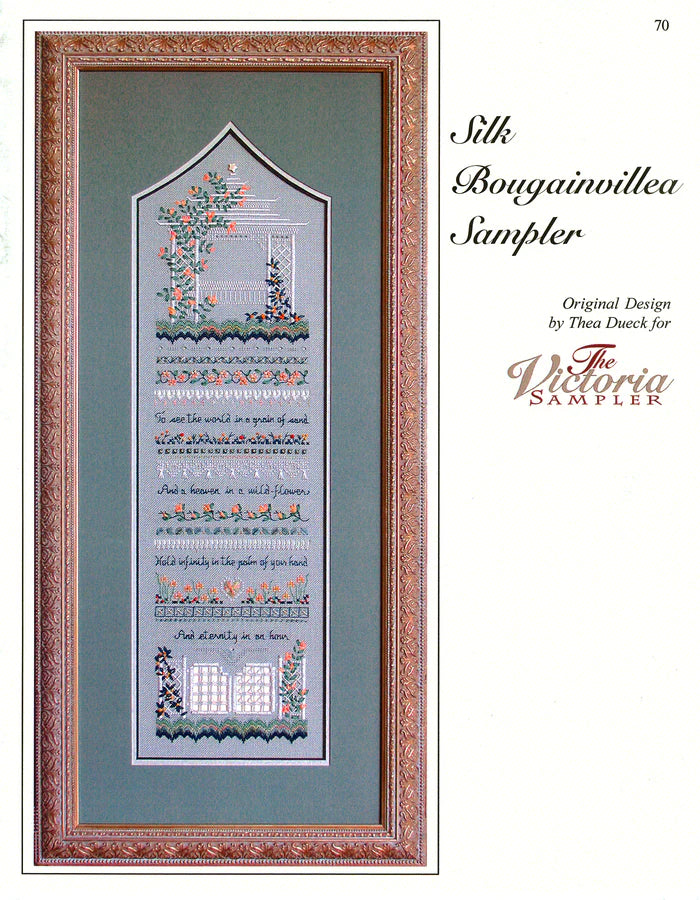 Silk Bougainvillea Sampler, The Victoria Sampler