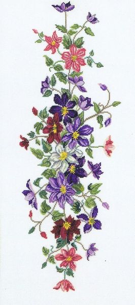 Clematis Table Runner, Eva Rosenstand