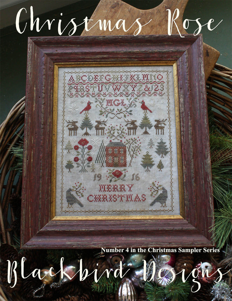 Christmas Rose, #4 in the Christmas Sampler Series, Blackbird Designs