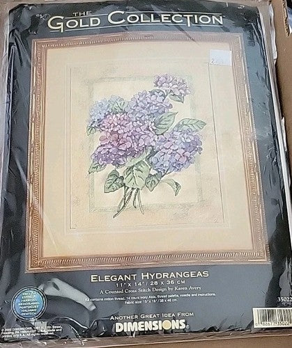 Elegant Hydrangeas-The Gold Collection, Dimensions