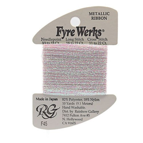F45 White Pearl, Fyre Werks