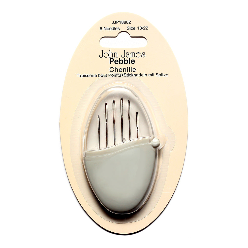 Chenille Needles set of 6 needles size 18/22 JJP18882, Pebble