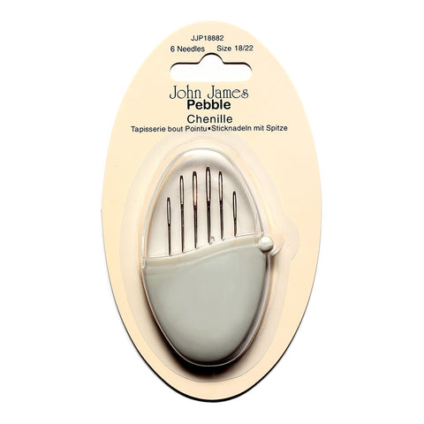 Chenille Needles set of 6 needles size 18/22 JJP18882, Pebble