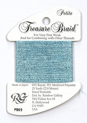 PB09 Sky Blue, Treasure Braid Petite