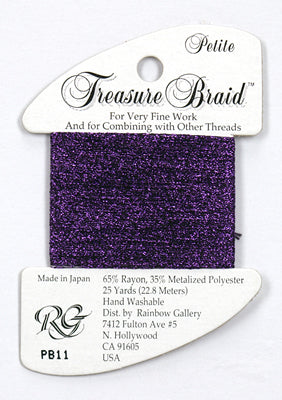 PB11 Purple, Treasure Braid Petite
