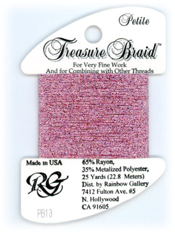 PB13 Pink, Treasure Braid Petite