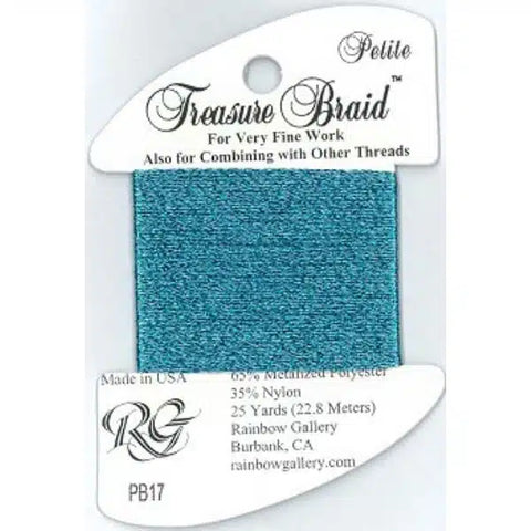 PB17 Water Blue, Treasure Braid Petite