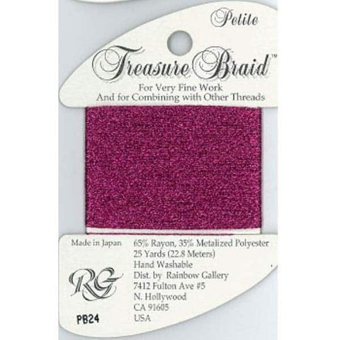 PB24 Rose, Treasure Braid Petite