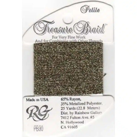 PB30 Black Gold, Treasure Braid Petite