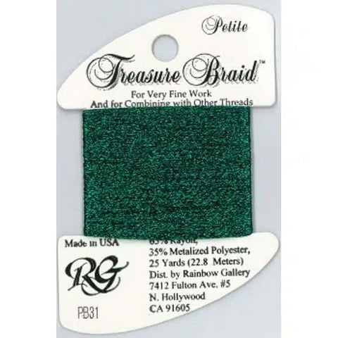 PB31 Evergreen, Treasure Petite Braid
