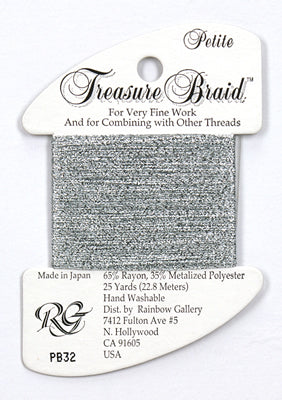 PB32 Pewter, Treasure Petite Braid