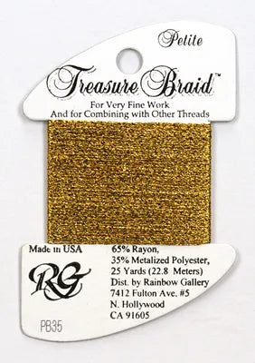 PB35 Lite Antique Gold, Treasure Petite Braid