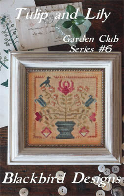 Tulip and Lily, Garden Club Series #6, Blackbird Design