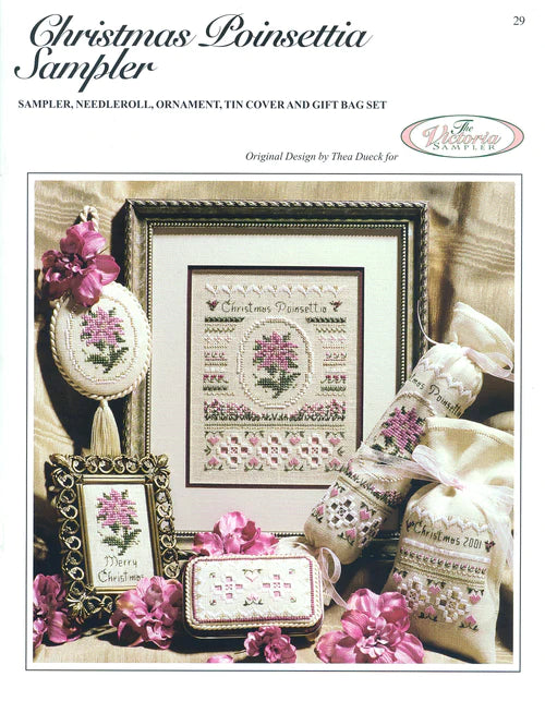 Christmas Poinsettia Sampler, The Victoria Sampler