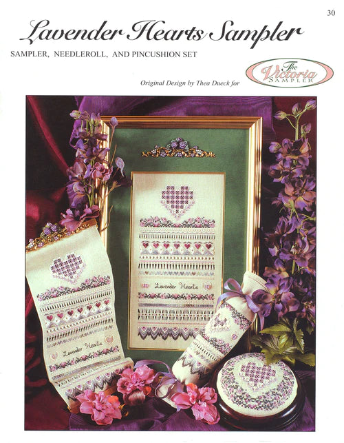 Lavender Hearts Sampler, The Victoria Sampler