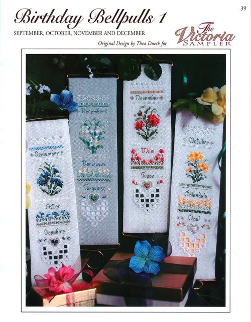 Birthday Bellpulls No 1 Sampler, The Victoria Sampler