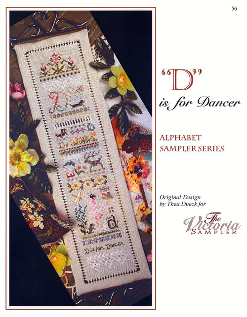 "D" is for Dancer Alphabet Sampler Series, The Victoria Sampler