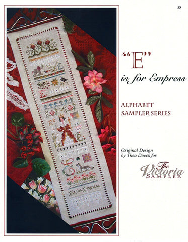 "E" is for Empress Alphabet Sampler Series, The Victoria Sampler
