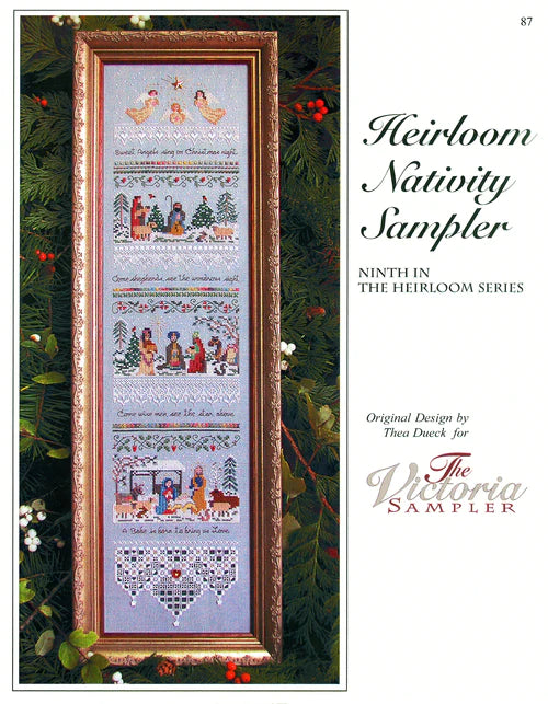 Heirloom Nativity Sampler-Ninth in the Heirloom Series, The Victoria Sampler