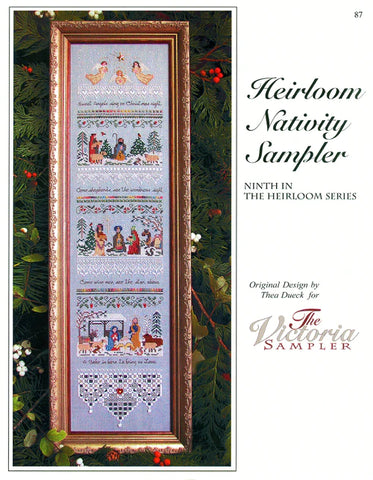 Heirloom Nativity Sampler-Ninth in the Heirloom Series, The Victoria Sampler