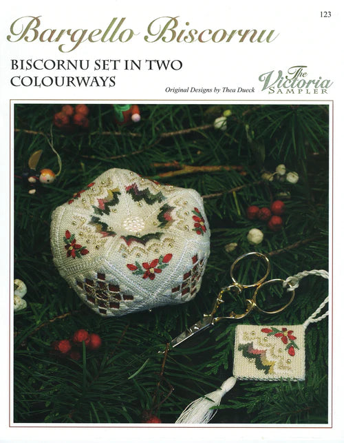 Bargello Biscornu, The Victoria Sampler