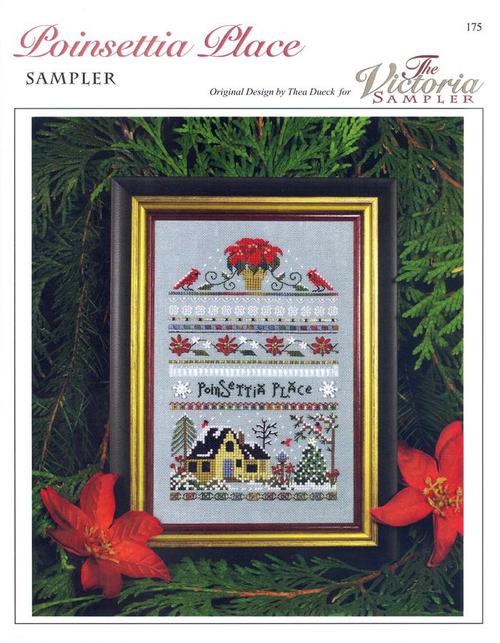 Poinsettia Place Sampler, The Victoria Sampler