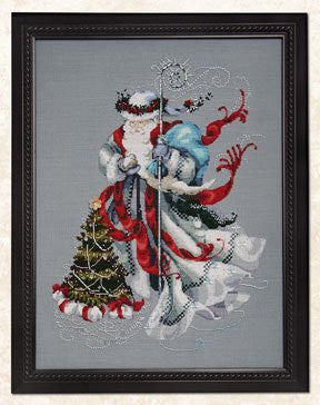 Winter White Santa (with Snowflake Charm)