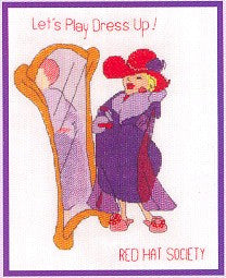 Let's Play Dress Up, Red Hat Society, Candamar Designs
