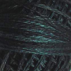 Blackened Teal #H203, 3 strand floss, Valdani