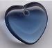 Dusty Sapphire Cabochon Crystal Heart, The Sweetheart Tree