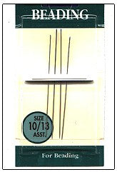 10/12 size Beading Needles, DMC