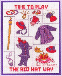 Time to Play Sampler, Red Hat Society, Candamar Designs