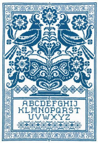 Sampler In Blue, Imaginating Inc