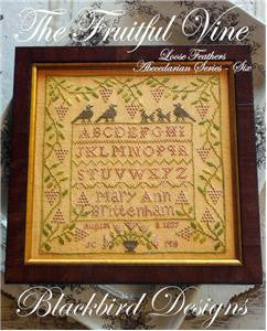The Fruitful Vine, Loose Feathers Abecedarian Series #6, Blackbird Designs