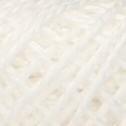 #00001 White, #12 Pearl Cotton