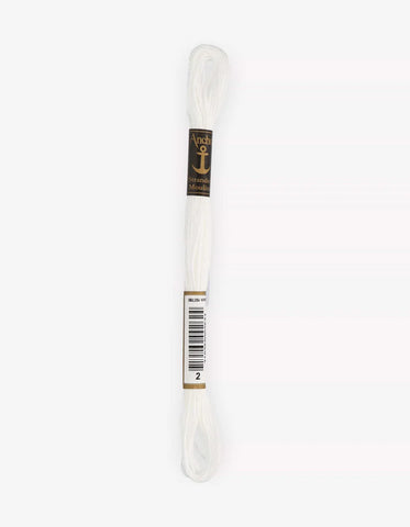 #00002 White, Floss, Anchor