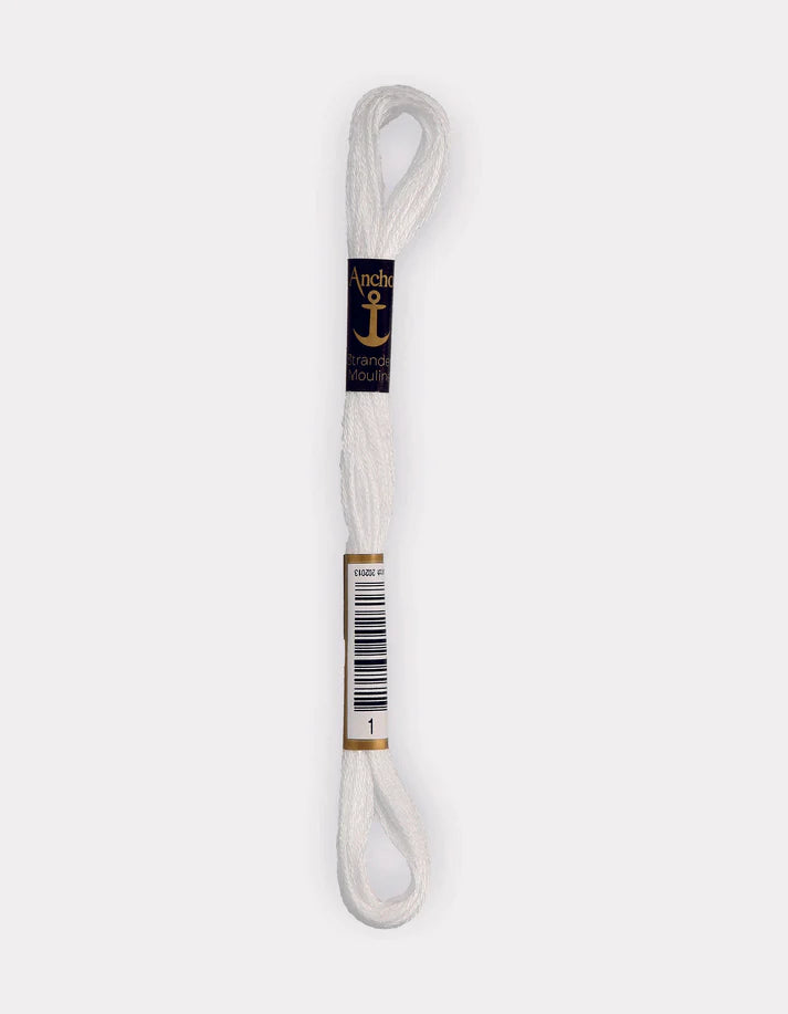 #00001 White, Floss, Anchor