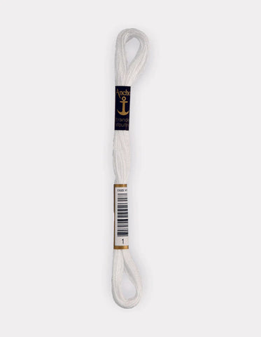 #00001 White, Floss, Anchor