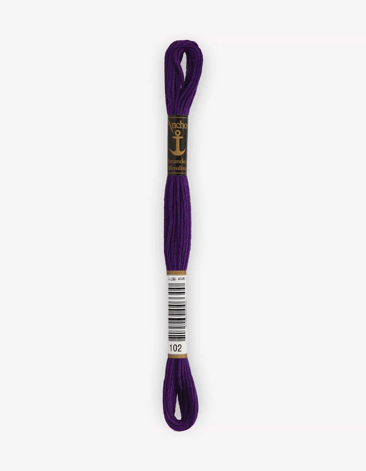 #00102 Dark Purple, Floss, Anchor