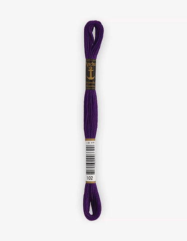 #00102 Dark Purple, Floss, Anchor