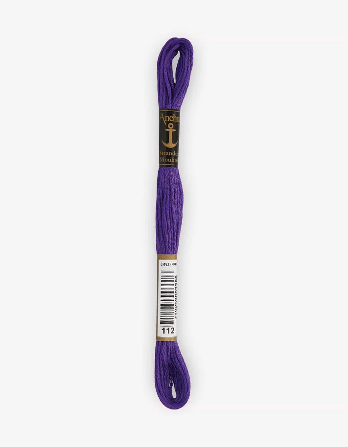 #00112 Dark Purple, Floss, Anchor