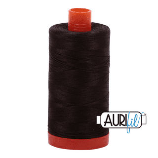 1130 Very Dark Bark, 12 wt cotton, Aurifil