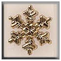 12036 Small Gold Snowflake