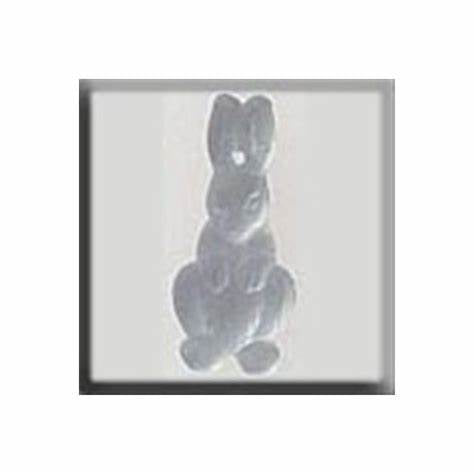 12191 Front Standing Rabbit - Matte Crystal