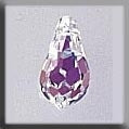 13051 Very Small Teardrop Crystal AB