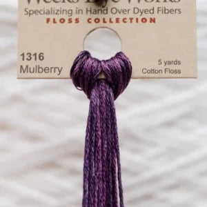Mulberry 1316, Weeks