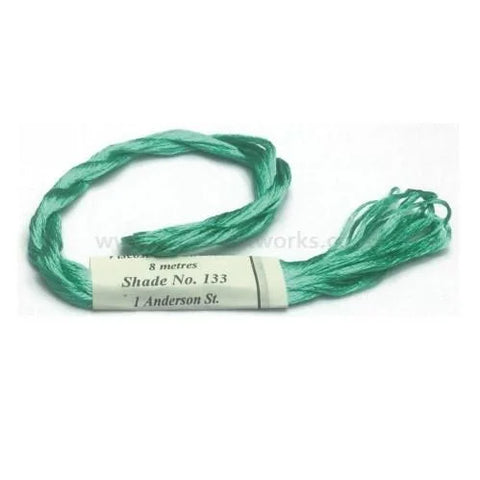 133 Turquoise Green, Rajmahal Art Silk Floss