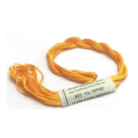 144 Persimmon, Rajmahal Art Silk Floss