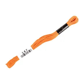 147 Vivid Orange Ocher, Floss, Cosmo