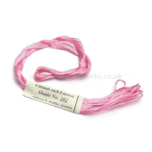 202 Petal Pink, Rajmahal Art Silk Floss